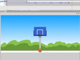 篮球投篮的动画效果6秒小动画