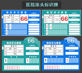 医院床头标识牌