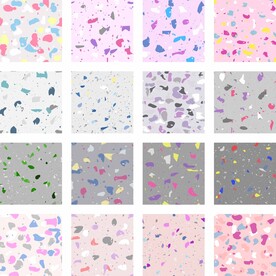 凌乱斑点泼墨矢量图案