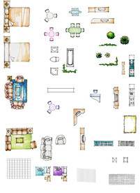 海报地产开发广告室内彩屏高清