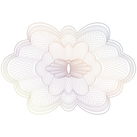 渐变装饰防伪纹元素