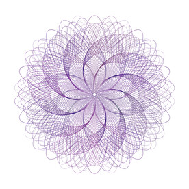 卡通紫色防伪素材