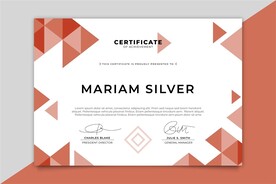 优秀员工颁奖荣誉证书模板设计