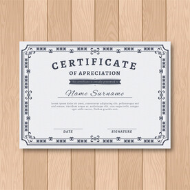 优秀员工颁奖荣誉证书模板设计