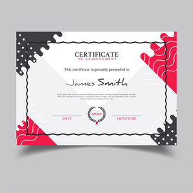 优秀员工颁奖荣誉证书模板设计