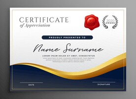 优秀员工颁奖荣誉证书模板设计