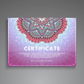 优秀员工颁奖荣誉证书模板设计