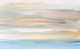 侘寂风抽象肌理水彩油画背景墙