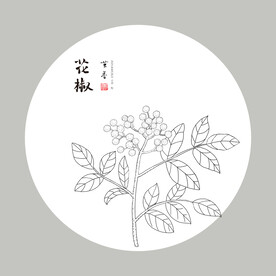 手绘花椒
