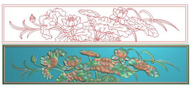 荷花抽屉围板仓版