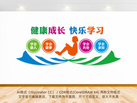 四个学会文化墙