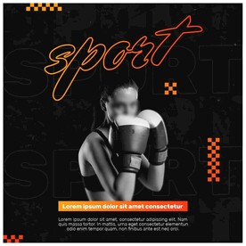 自由搏击拳击海报