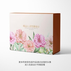 精品包装盒设计平面图图片