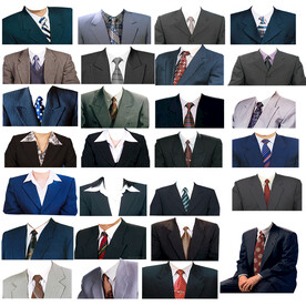 西服西装摄影模板