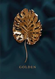 金色树叶装饰画