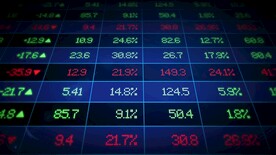 证券交易所股票行情数字背景视频