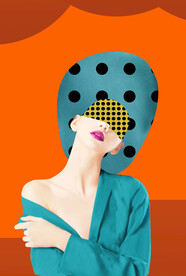 爱马仕美女装饰画