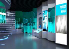 学校展厅设计案例效果图