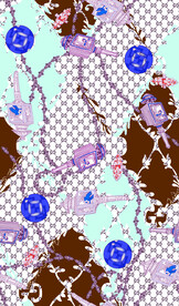 大牌 花纹  香水瓶