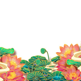 端午节插画中国风背景