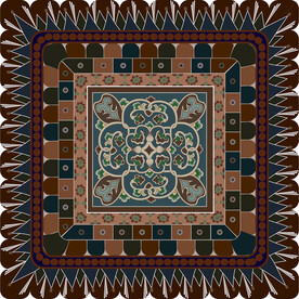 敦煌莫高窟322窟壁画藻井