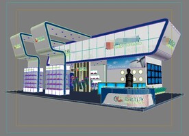 展台 3d展览设计 展台设计 