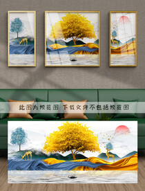 轻奢麋鹿装饰画