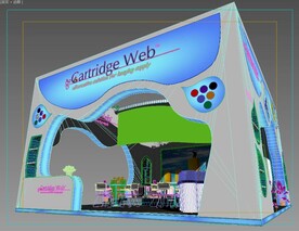 展台 3d展览设计 展台设计 