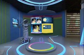 学校展厅设计案例效果图