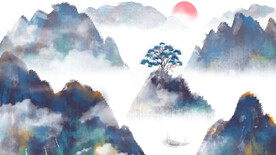 山水画 晶瓷画 新中式