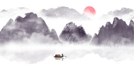 山水画 晶瓷画 新中式