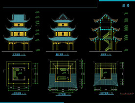 教堂装修图教堂CAD设计方案 