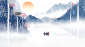 山水画 晶瓷画 新中式