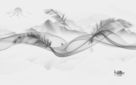 高清 高端新款山水 文件分层 