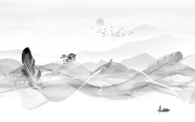 新上架大气意境山水 文件分层 