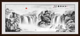 水墨山水画