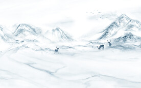 爆款新山水高清画 文件分层画