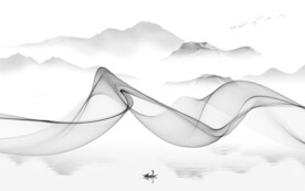 人气新山水意境画 文件分层画