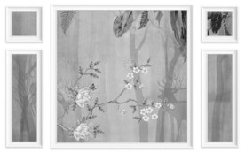 框画电视新背景墙 分层文件 