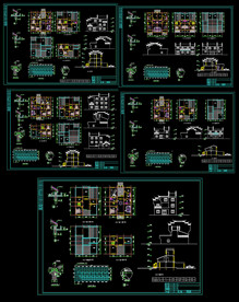 新农村徽派建筑图纸