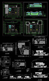 中式度假村建筑图纸