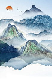 装饰画 晶瓷画 新中式