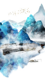 装饰画 晶瓷画 新中式