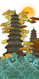 装饰画 晶瓷画 新中式