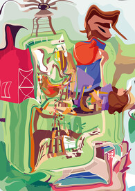 抽象画 抽象装饰画 欧美装饰画