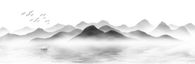 水墨山水装饰画