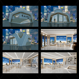 房地产户外展厅含TIF分层