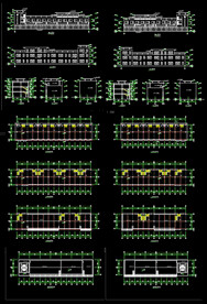 徽派建筑商业施工图