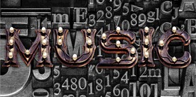 MUSIC工业风KTV背景墙