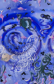 大牌花型 海龟 海底